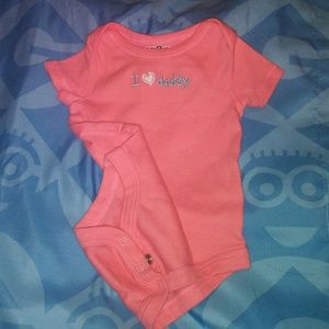 New onesie..I LOVE DADDY